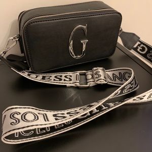 Guess faux leather shoulder purse